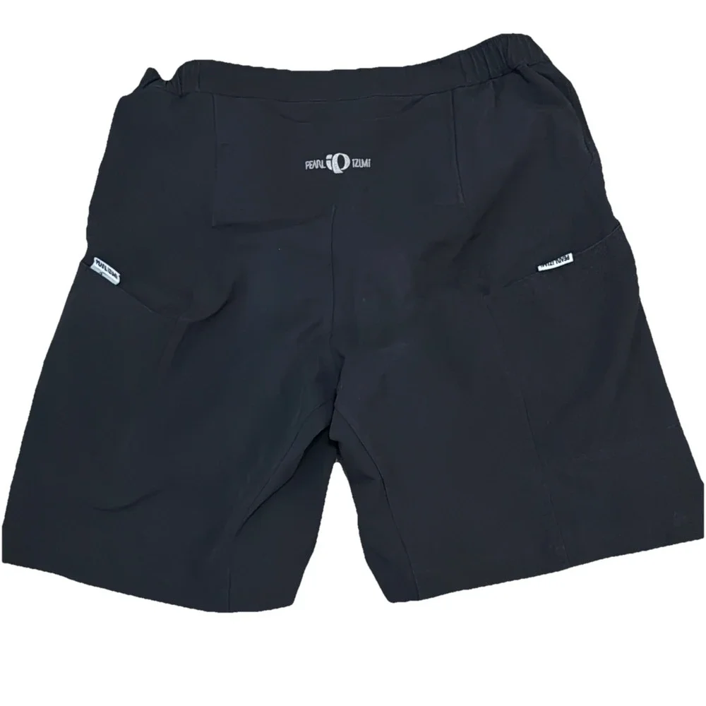 Pearl Izumi Men's Black Nylon‎ Spandex Blend Bike Outdoor Shorts 33-36x10
